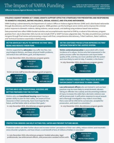 The Impact of VAWA Funding